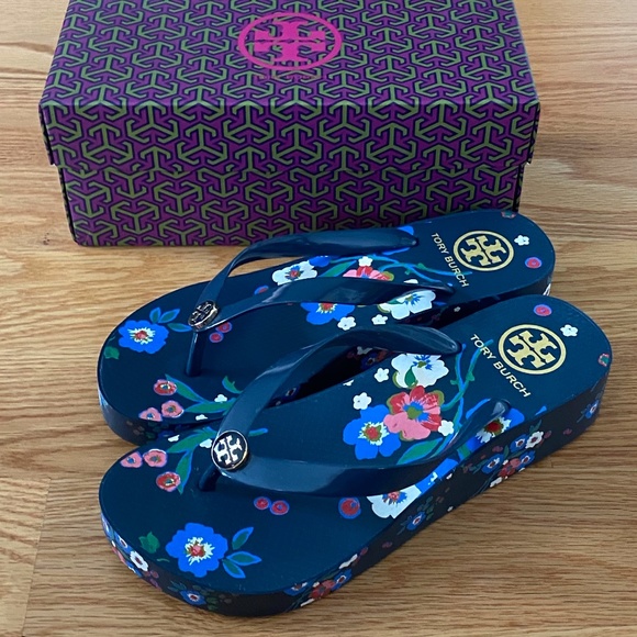 Tory Burch Shoes - NIB Tory Burch Wedge Flip Flop (8)